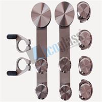 Tìm hiểu về phụ kiện cửa kính trượt treo