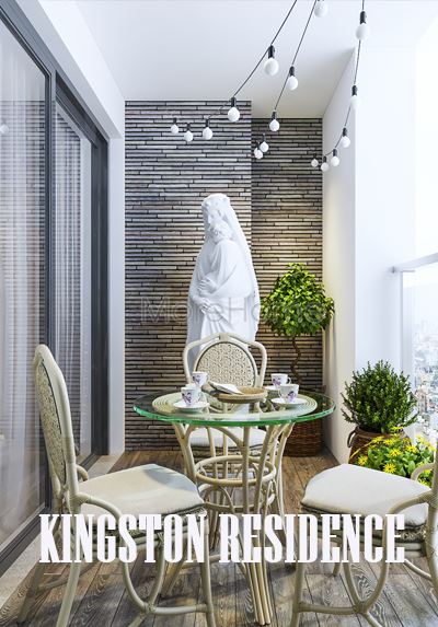 Cửa kính thủy lực chung cư Kingston Residence