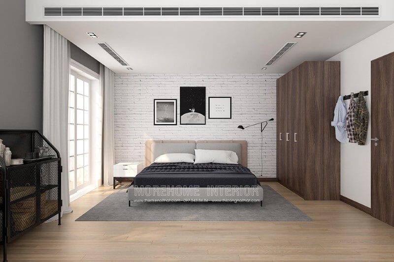 Morehome gợi ý bạn hình ảnh thiết kế nội thất phòng ngủ biệt thự đẹp hiện đại trẻ trung lại năng động