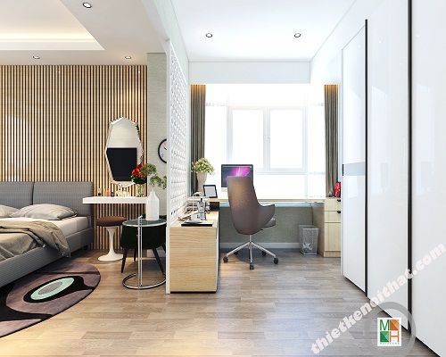 Thiết kế cửa kính mang lại không gian thoáng 